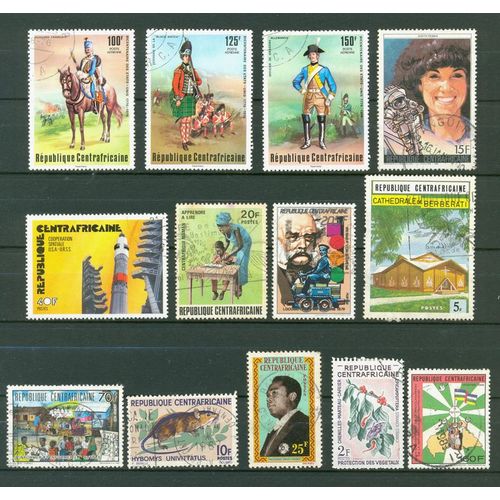 Centrafrique - Lot Timbres Divers.