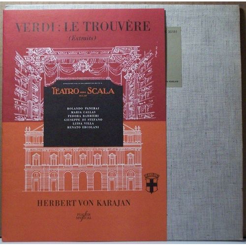 Le Trouvere/Theatro Alla Scala/Von Karajan/Maria Callas/