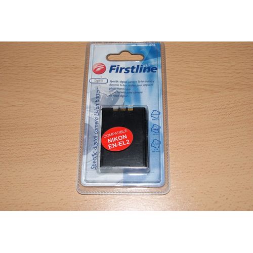 Firstline - Batterie Compatible Nikon EN-EL2 - 3.7 V - 900 mAh