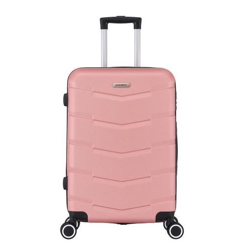 Valise Cabine 4 Roues 55cm ABS Rigide - Wall - SUPERFLY (Rose Gold)