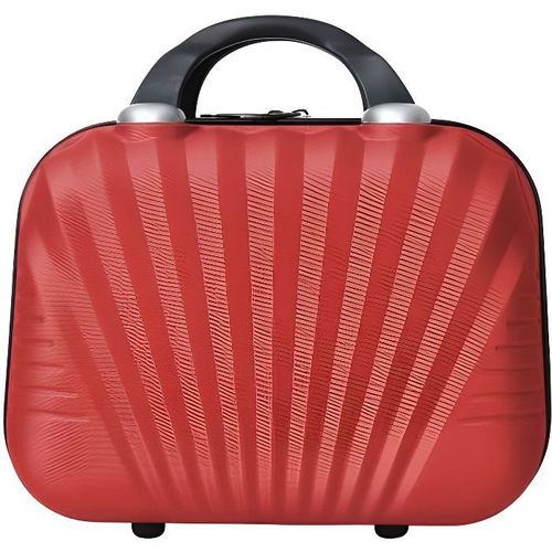 Vanity Case Trousse de Toilette ABS Rigide 29cm - Elegance - TROLLEY ADC (Bordeaux)