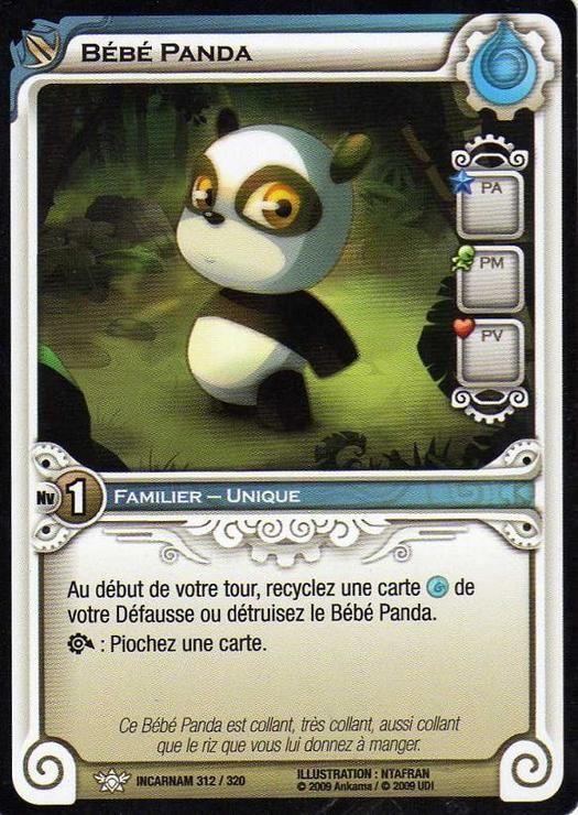 Wakfu Tcg Bebe Panda Incarnam 312 3 Rakuten