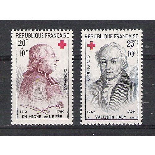 France 1226 Et 1227 ( 2 Valeurs ) - Au Profit De La Croix Rouge - Neufs ** 1er Choix