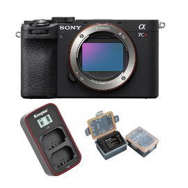 Sony a7CR 61 mpix  (Noir) + Batterie Kingma (Sony NP-FZ100) + Chargeur de batterie Kingma