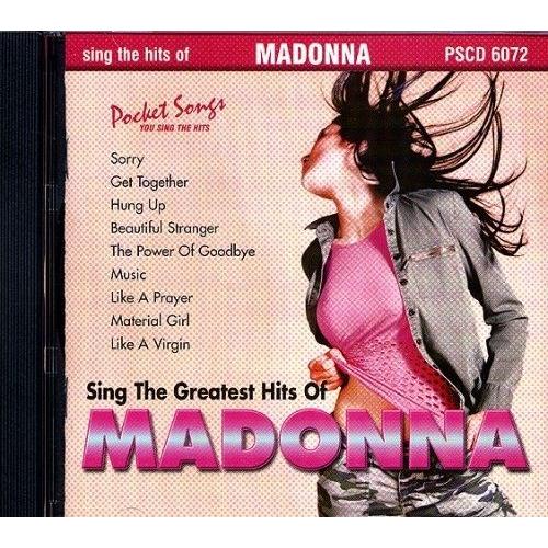 Cd Karaoke Pocket Songs "Madonna" (Livret Paroles Inclus)
