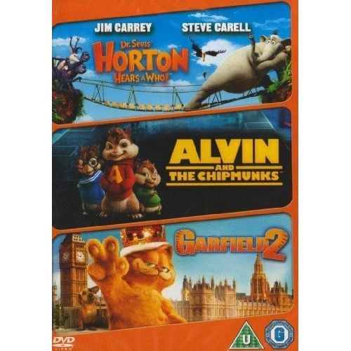 Horton Hears A Who!/Alvin And The Chipmunks/Garfield - A Tale Of Two Kitties [Import Anglais] (Import) (Coffret De 3 Dvd)