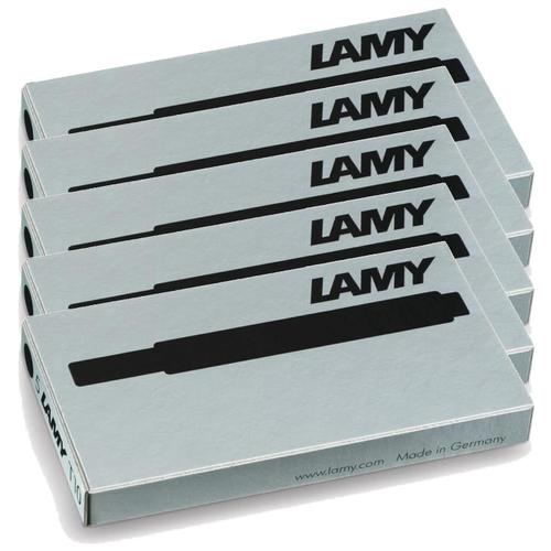 Lamy Lot De 5 Packs 5 Cartouches D'encre Grande Capacité T10 Noir