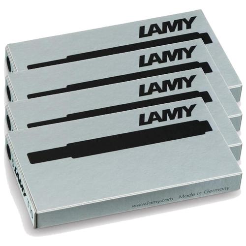 Lamy Lot De 4 Packs 5 Cartouches D'encre Grande Capacité T10 Noir