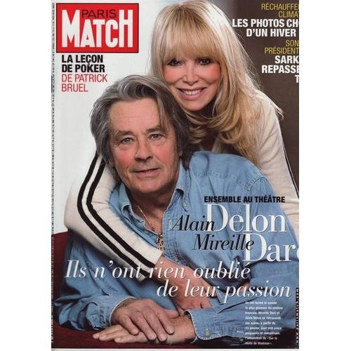 Paris Match / 18-01-2007  N° 3009 : Alain Delon / Mireille Darc (6p) - Florent Marchet (1p) - Patrick Bruel (4p) - Sophia Loren (6p) - Sylvester Stallone (4p)