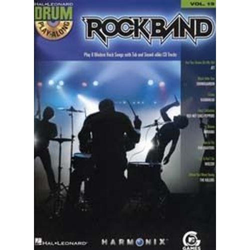 Drum Play-Along Vol 19 : Rockband (+ 1 Cd) - Batterie - Hal Leonard