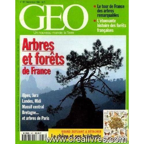 Geo N°187, Septembre 1994 -Arbres Et Forets De France
