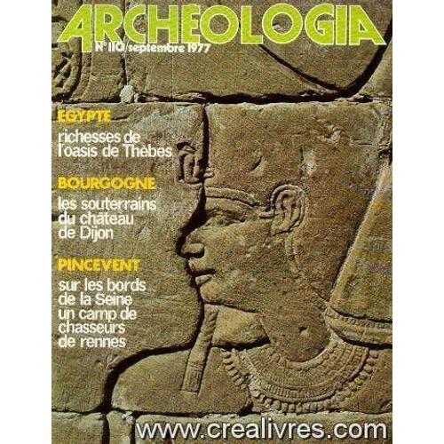 Archeologia N°110 Septembre 1977