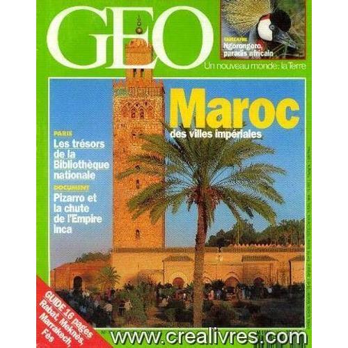 Geo N°166, Decembre 1992 -Maroc Des Villes Imperiales