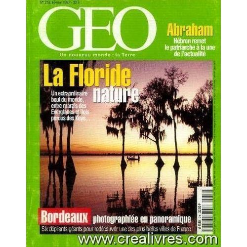 Géo N°216, Février 1997 -La Floride Nature