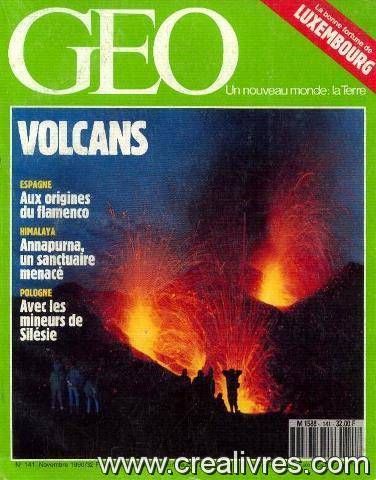 Géo N°141, Novembre 1990 -Volcans