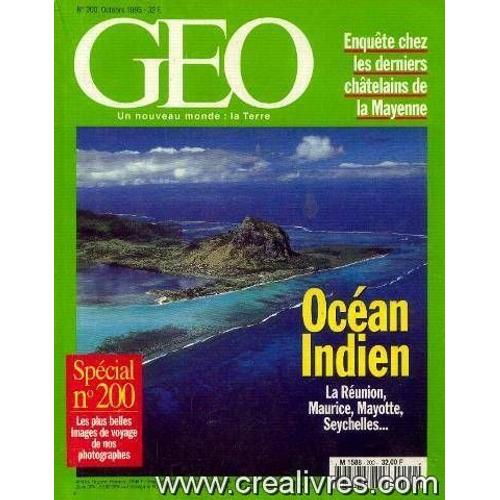 Géo N°200 Décembre 1995 -Océan Indien