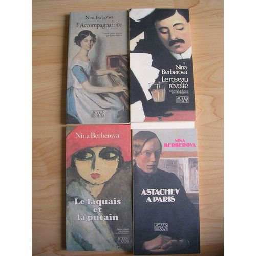 L'accompagnatrice - Astachev À Paris - Le Roseau Révolté - Le Laquais Et La Putain - Coffet 4 Volumes