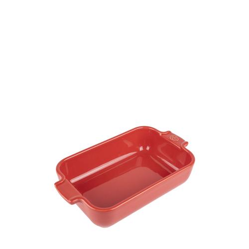 Plat Four Céramique Individuel Rectangulaire, Rouge, 22 Cm - Appolia