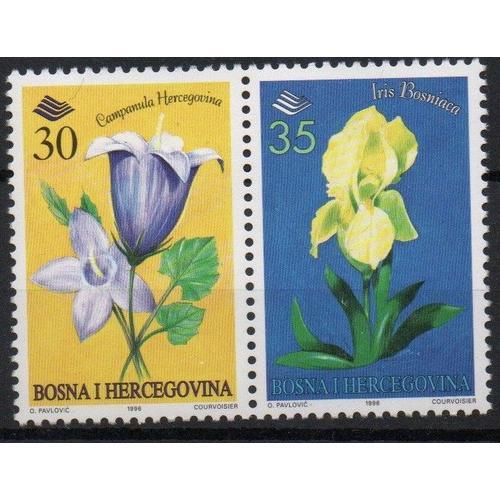 Bosnie-Herzégovine Timbres Fleurs 1996