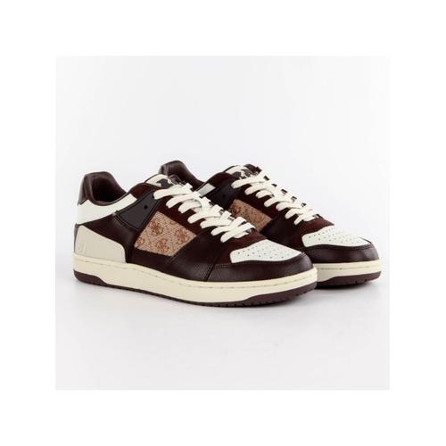 Basket Guess Sava Low Homme Marron - 45