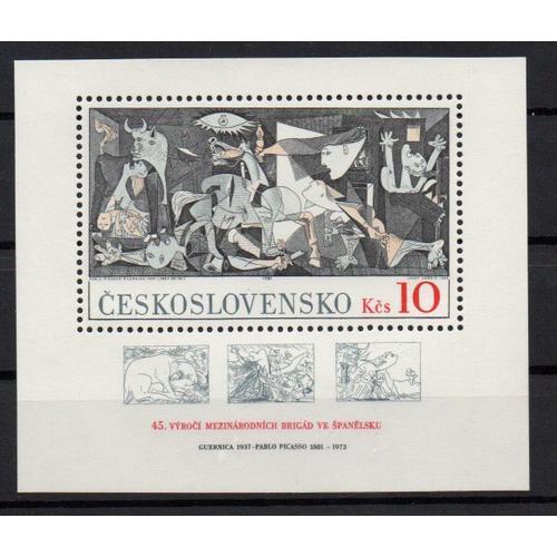 Tchécoslovaquie Guernica 1973