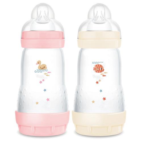 Lot De 2 Biberons Anti-Colique 260 Ml Bonbon Et Coton - Mam