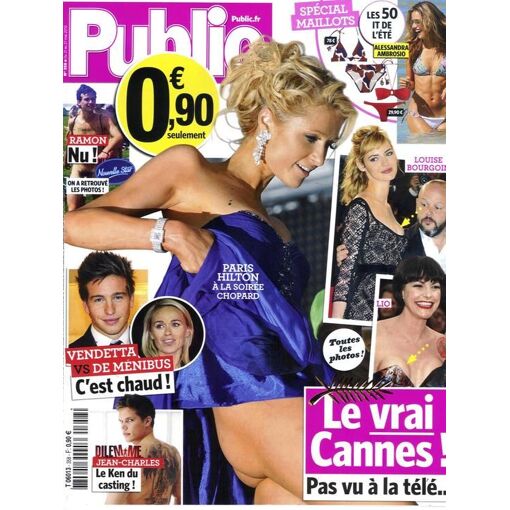 Public N° 358 : Cannes: Hayek, Longoria, Pataky, Beckinsale, Bourgoin, Thierry, Lio 10p/ 1p Chacun: Allen/ Milot/ Menard/ Francis/ Montgomery/ Paradis/ Berry/ Alexandra