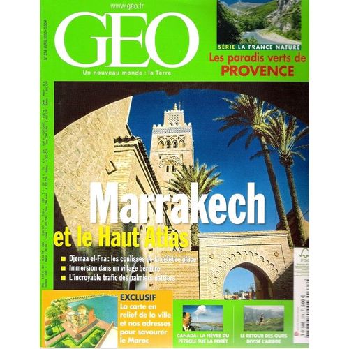 Geo  2010 (N°374) Marrakech Et Le Haut Atlas