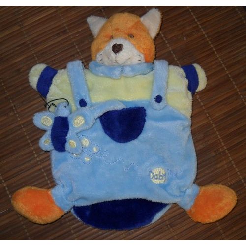 Doudou Renard Marionnette Baby Nat Et Son Papillon