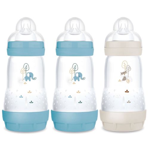 Lot De 3 Biberons Anti-Colique 260 Ml Océan Et Sable - Mam