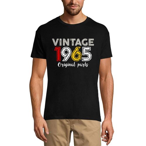 Homme Tee-Shirt Pièces D'origine 1965 - Original Parts 1965 - 59 Ans T-Shirt Graphique Idée Cadeau 59e Anniversaire Vintage Année 1965 Nouveauté