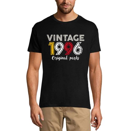 Homme Tee-Shirt Pièces D'origine 1996 - Original Parts 1996 - 28 Ans T-Shirt Graphique Idée Cadeau 28e Anniversaire Vintage Année 1996 Nouveauté