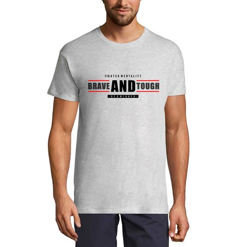 Homme Tee-Shirt Mentalité De Combattant Courageux Et Dur Soyez Un Gagnant - Fighter Mentality Brave And Tough Be A Winner - T-Shirt Graphique Éco-Responsable Vintage Cadeau Nouveauté