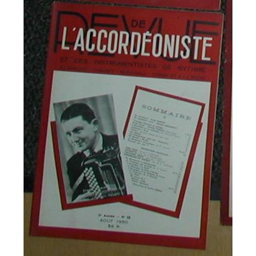 Revue De L'accordeoniste Et Des Instruments À Rythme N°58 De 1950 (Dancing, Cabaret, Musichall,Cinema Et Radio )