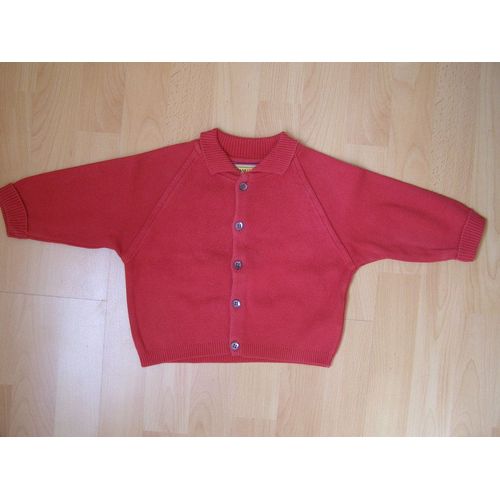 Gilet Rouge Du Pareil Au Même - 12 Mois