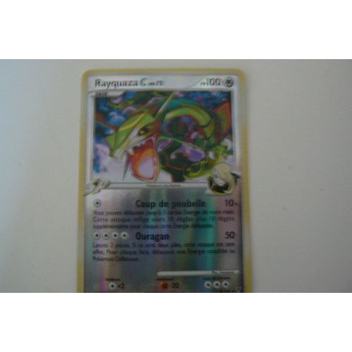 Carte Pokemon Brillante Rayquaza C 100 Pv