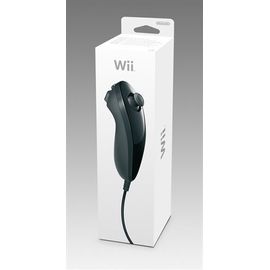 Nintendo Wii Nunchuk Controller - Nunchuk - 2 Boutons - Filaire - Noir - Pour Nintendo Wii