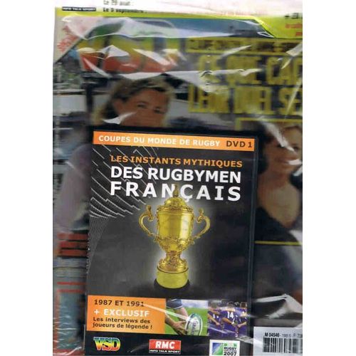 Vsd Hors-Série N° 1565 : Rugby Les Instants Mythiques Des Rugbymen Francais Vol 1 En Dvd