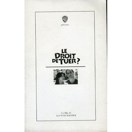 Le Droit De Tuer - Dp  N° 0 : Dossier De Presse Du Film De Joel Schumacher - Sandra Bullock - Samuel L Jackson - Matthew Mcconaughey - Kevin Spacey