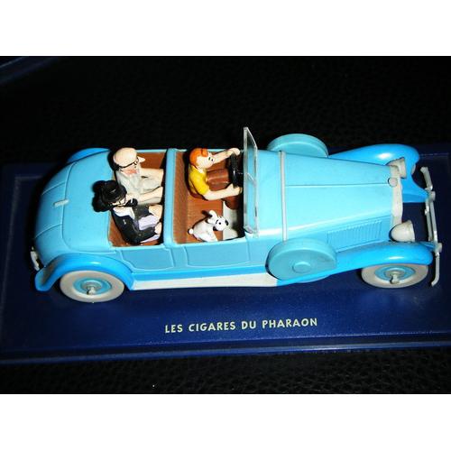 Lincoln torpedo 1/24 model car Voiture Tintin Les Cigares du Pharaon
