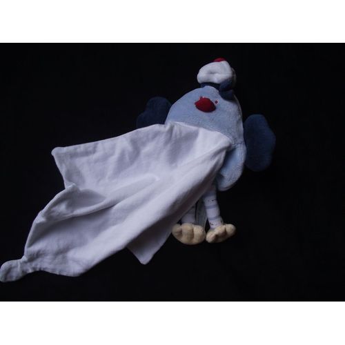 Doudou Mouchoir Oiseau Marin  Cajou Sucre D'orge Billy Mousse