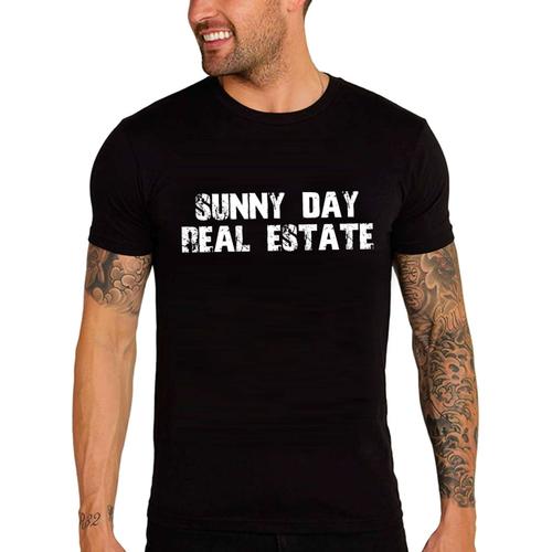 Homme Tee-Shirt L'immobilier Ensoleillé - Sunny Day Real Estate - T-Shirt Graphique Éco-Responsable Vintage Cadeau Nouveauté