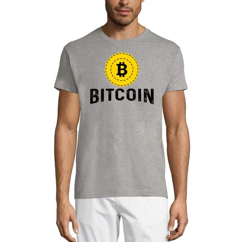 Homme Tee-Shirt Bitcoin Cryptocurrency - One Coin Funny - Blockchain T-Shirt Graphique Éco-Responsable Vintage Cadeau Nouveauté