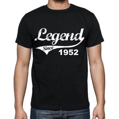 Homme Tee-Shirt Une Légende Depuis 1952 - Legend Since 1952 - 72 Ans T-Shirt Graphique Idée Cadeau 72e Anniversaire Vintage Année 1952 Nouveauté