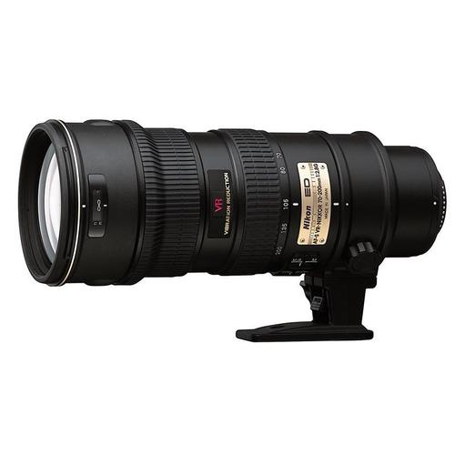 Nikon Zoom-Nikkor - Téléobjectif zoom - 70 mm - 200 mm - f/2.8 G ED AF-S VR II - Nikon F - pour Nikon D200, D2Xs, D3, D300, D3000, D3s, D3X, D40, D5000, D5300, D60, D700, D80, D810, D90
