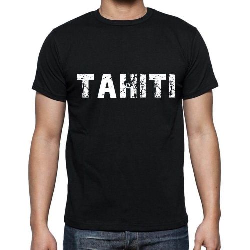 Homme Tee-Shirt Tahiti T-Shirt Graphique Éco-Responsable Vintage Cadeau Nouveauté