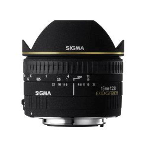 Objectif Sigma EX - Fonction Fisheye - 15 mm - f/2.8 DG - Canon EF