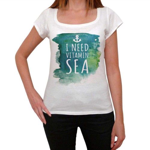 Femme Tee-Shirt Vitamine Marine Pour Les Femmes - Vitamin Sea For Woment - T-Shirt Graphique Éco-Responsable Vintage Cadeau Nouveauté