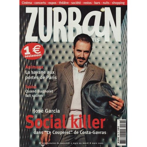 Zurban / 02-03-2005  N° 236 : José Garcia (1,5p) - Josh Rouse (1p) - Rachida Khalil (1p) - Piers Faccini (1p)