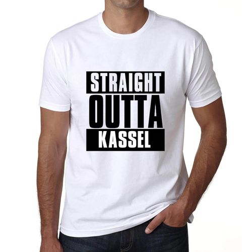 Homme Tee-Shirt Tout Droit Sorti De Kassel - Straight Outta Kassel - T-Shirt Graphique Éco-Responsable Vintage Cadeau Nouveauté